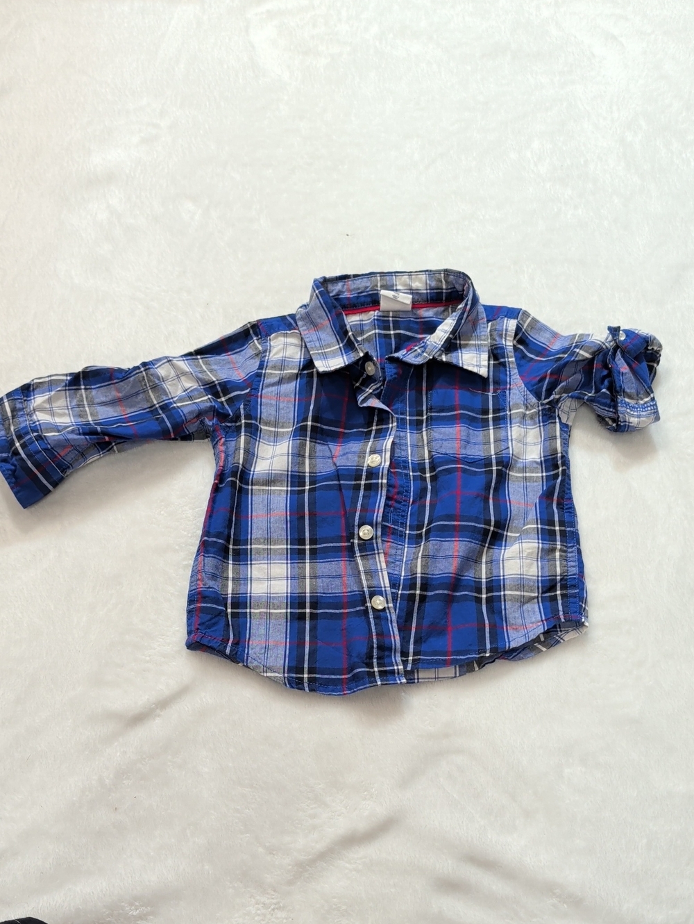 Baby Gap Long Sleeve Plaid Button Up